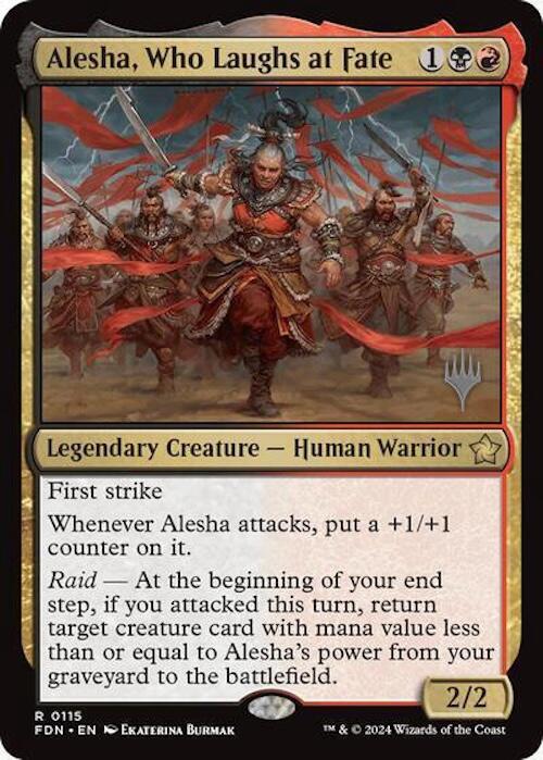 Alesha, Who Laughs at Fate (Promo Pack) [Foundations Promo Pack]