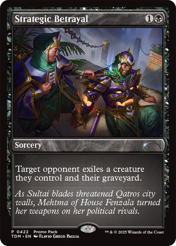 Strategic Betrayal [Tarkir: Dragonstorm Promo Pack]