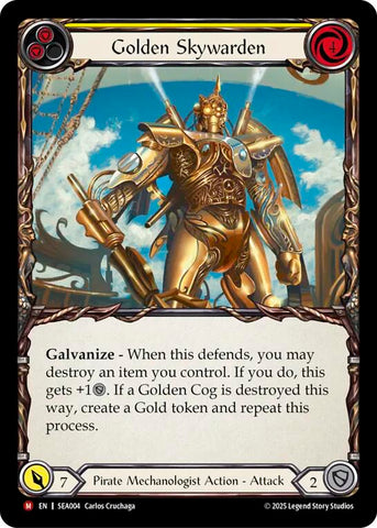 Golden Skywarden [SEA004] (High Seas)  Rainbow Foil