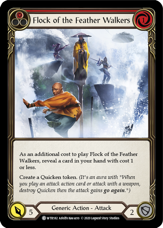 Flock of the Feather Walkers (Red) [U-WTR182] (Welcome to Rathe Unlimited) Unlimited Normal