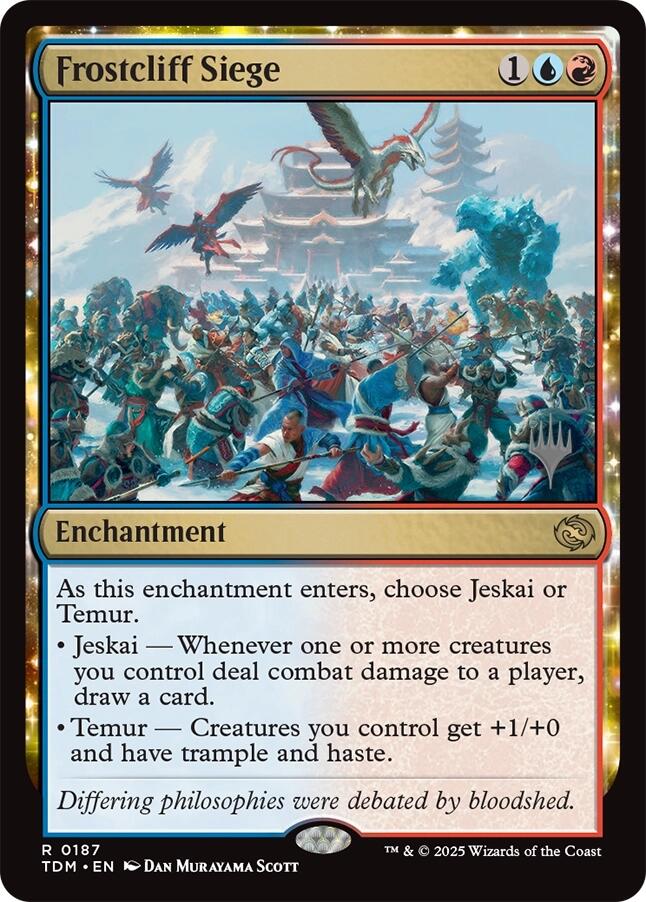 Frostcliff Siege [Tarkir: Dragonstorm Promo Pack]