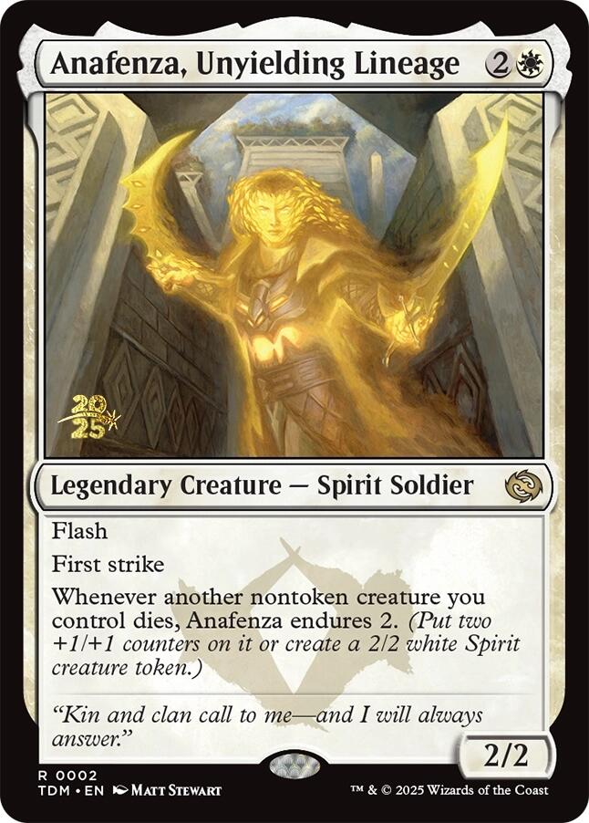 Anafenza, Unyielding Lineage [Tarkir: Dragonstorm Prerelease Promos]