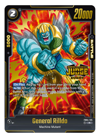 General Rilldo (Judge Pack 03 - Event Judge) [Fusion World Promotion Cards]