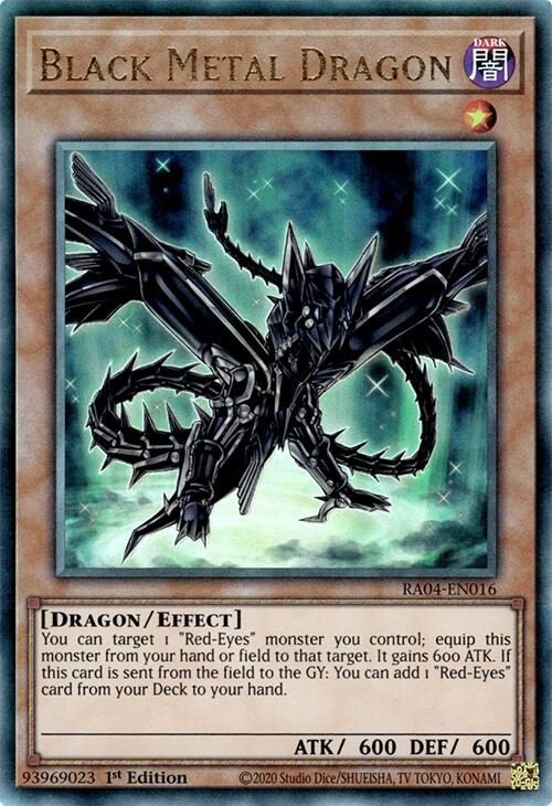 Black Metal Dragon [RA04-EN016] Ultimate Rare