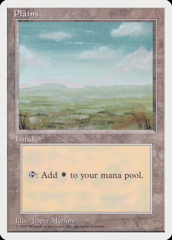 Plains (Signature on Bottom Left) (1995 Reprint) [Rivals Quick Start Set]