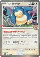 Hop's Snorlax (117/159) (EB Games) (Cosmos Holo) (Scarlet & Violet: Journey Together) [Promos]
