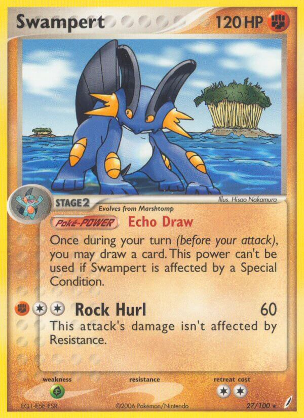 Swampert (27/100) (EX: Crystal Guardians) [Theme Deck Exclusive]