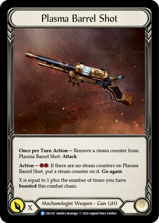 Plasma Barrel Shot [CRU101] (Crucible of War) 1st Edition Normal