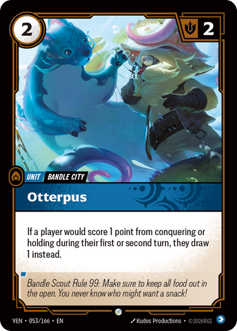 front of card Otterpus [Vendetta] 053/166