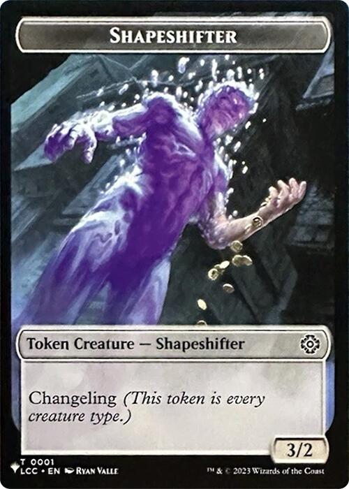 Shapeshifter // Cat Double-Sided Token [The List]