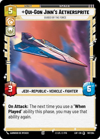 Qui-Gon Jinn's Aethersprite - Guided by the Force (197/264) (197/264) [Legends of the Force]