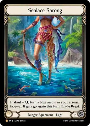 Sealace Sarong (Treasure) [SEA095] (High Seas)  Cold Foil