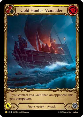 Gold Hunter Marauder (Treasure) [SEA164] (High Seas)  Cold Foil