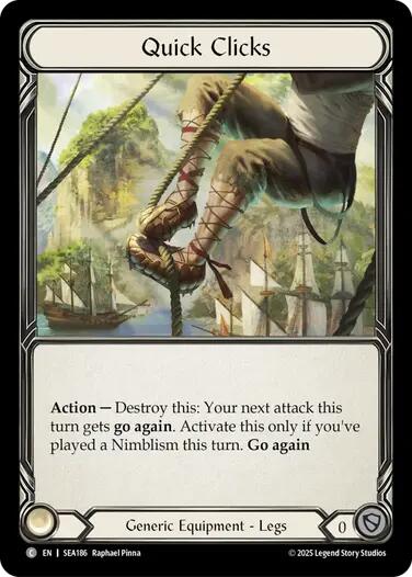 Quick Clicks (Treasure) [SEA186] (High Seas)  Cold Foil