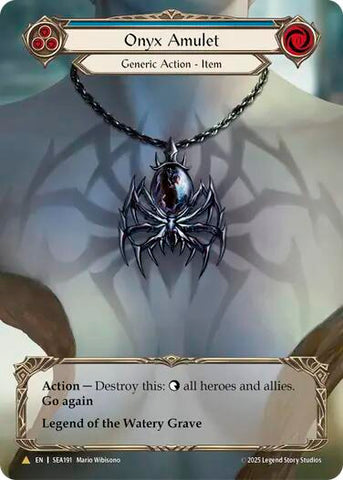 Onyx Amulet (Treasure) [SEA191] (High Seas)  Cold Foil