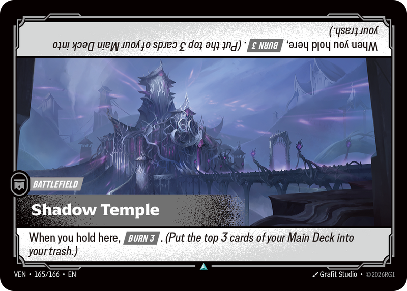 front of card Shadow Temple [Vendetta] 165/166