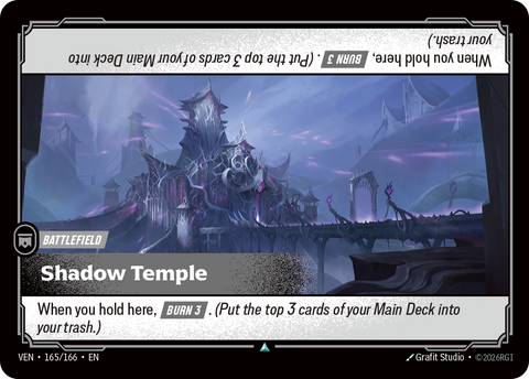 front of card Shadow Temple [Vendetta] 165/166