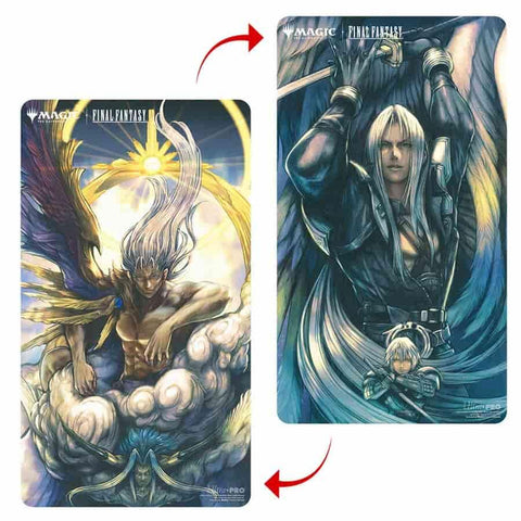 Ultra PRO: Double Sided Playmat - FINAL FANTASY (Sephiroth, Fabled SOLDIER / Sephiroth, One-Winged Angel)