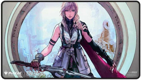 Ultra PRO: Black Stitched Playmat - FINAL FANTASY: Lightning, Army of One