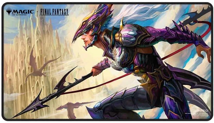 Ultra PRO: Black Stitched Playmat - FINAL FANTASY: Kain, Traitorous Dragoon