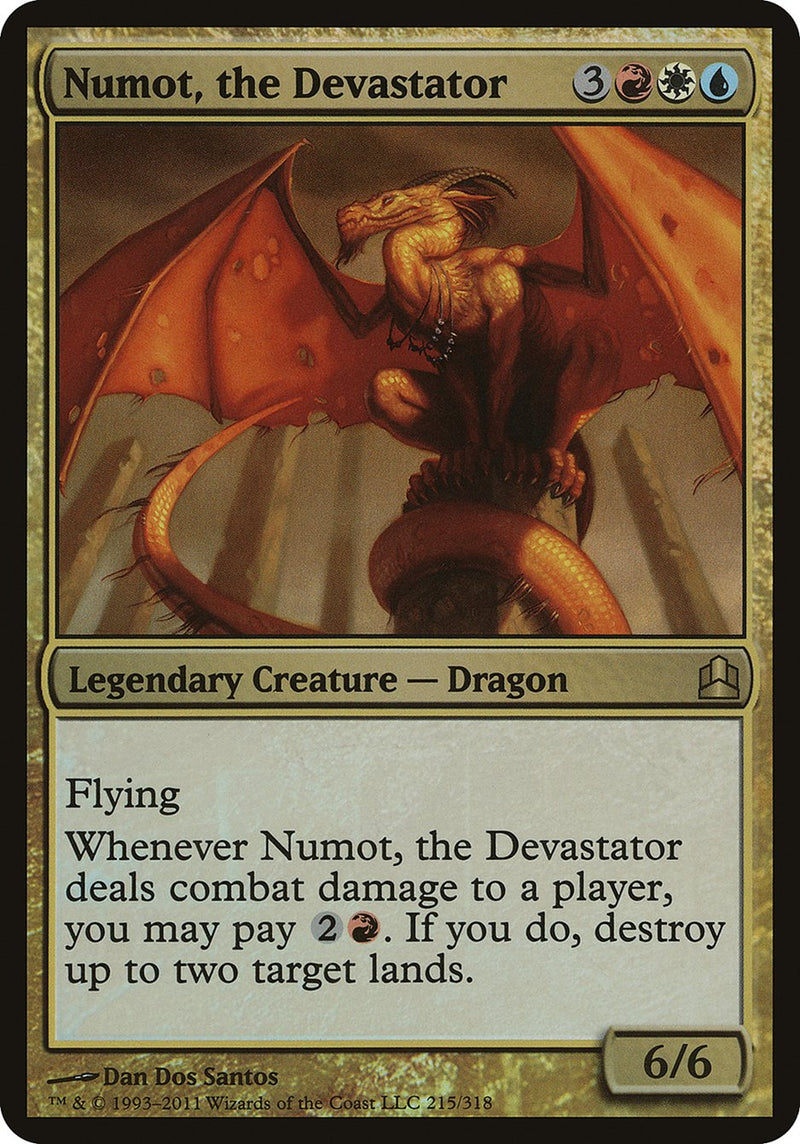 (Oversized) Numot, the Devastator [Commander 2011 Oversized]