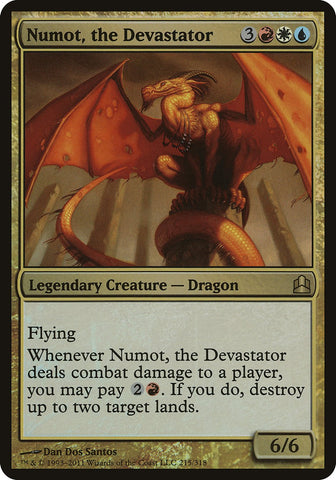 (Oversized) Numot, the Devastator [Commander 2011 Oversized]