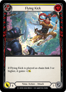 Flying Kick (Yellow) [U-CRU064] (Crucible of War Unlimited) Unlimited Rainbow Foil