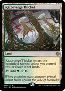 Razorverge Thicket (Promo Pack) [Phyrexia: All Will Be One Promo Pack]