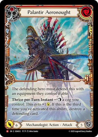 Palantir Aeronought (Extended Art) (Rainbow Foil) [SEA012] (High Seas)  Rainbow Foil