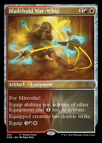 Bladehold War-Whip (Promo Pack) [Phyrexia: All Will Be One Promo Pack]
