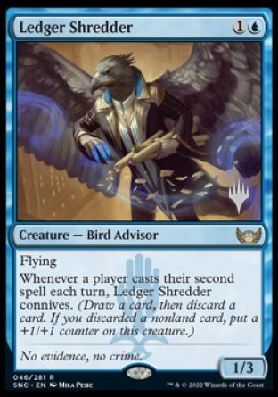 Ledger Shredder (Promo Pack) [Streets of New Capenna Promo Pack]