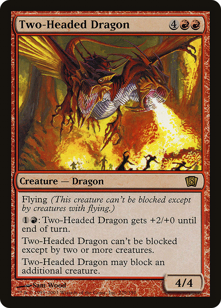 (Oversized) Two-Headed Dragon (E3 2003) [Oversize Cards]