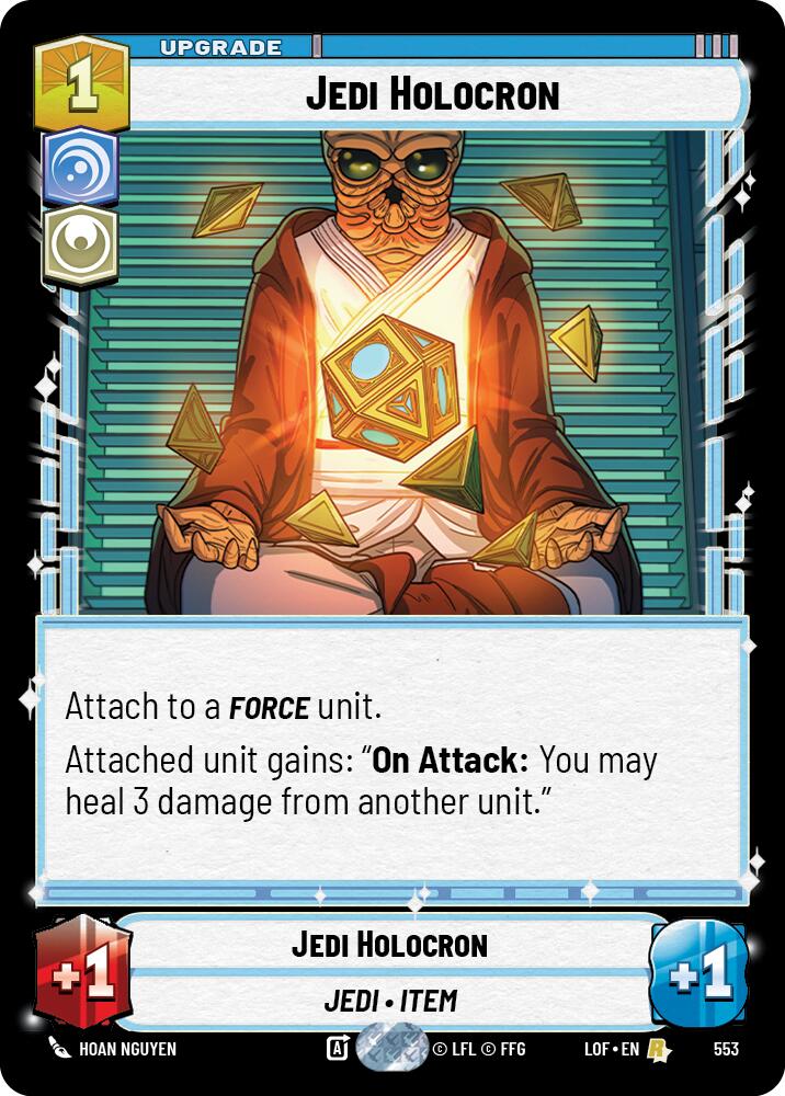 Jedi Holocron (553) (Foil) (553) [Legends of the Force]