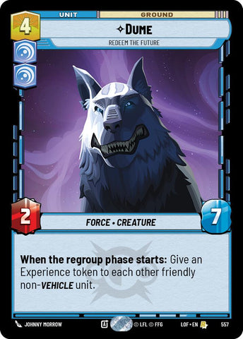 Dume (557) - Redeem the Future (Foil) (557) [Legends of the Force]