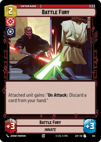 Battle Fury (641) (Foil) (641) [Legends of the Force]