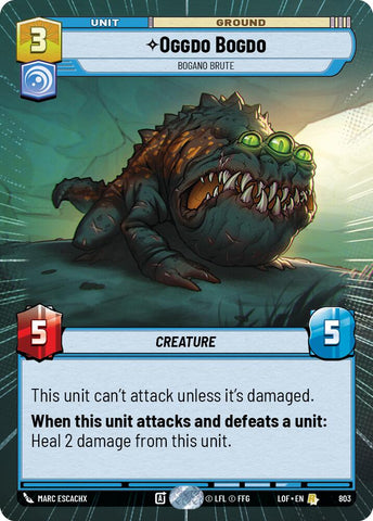 Oggdo Bogdo (803) - Bogano Brute (Hyperspace Foil) (803) [Legends of the Force]