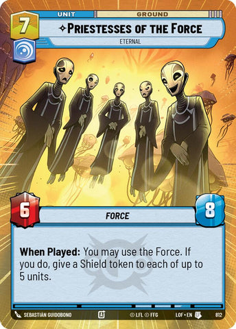 Priestesses of the Force (812) - Eternal (Hyperspace Foil) (812) [Legends of the Force]