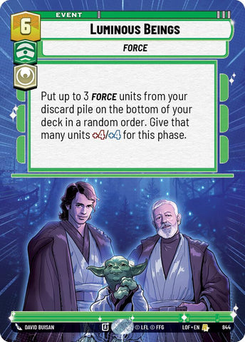 Luminous Beings (844) (Hyperspace Foil) (844) [Legends of the Force]
