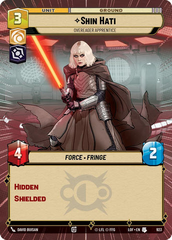 Shin Hati (923) - Overeager Apprentice (Hyperspace Foil) (923) [Legends of the Force]