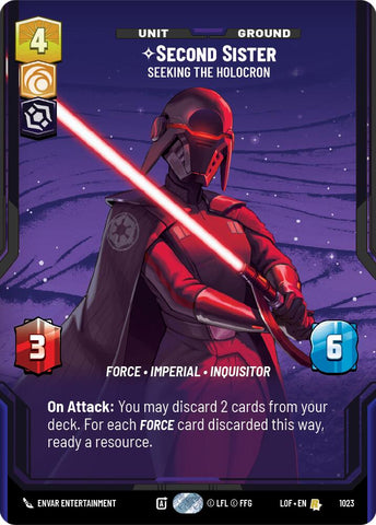 Second Sister (1023) - Seeking the Holocron (Prestige) (1023) [Legends of the Force]