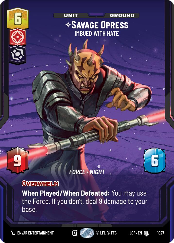 Savage Opress (1027) - Imbued With Hate (Prestige) (1027) [Legends of the Force]