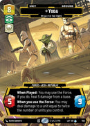 Yoda (1103) - My Ally is the Force (Prestige Foil) (1103) [Legends of the Force]