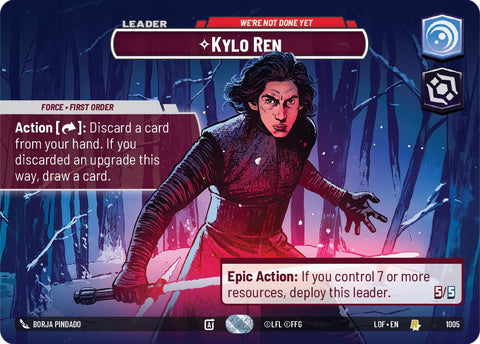 Kylo Ren - We're Not Done Yet (1005) (Showcase) (1005) [Legends of the Force]