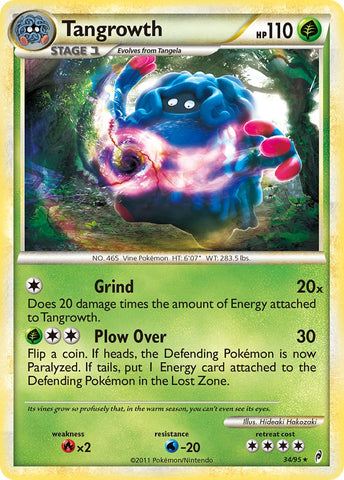 Tangrowth (34/95) (HeartGold & SoulSilver: Call of Legends) [Theme Deck Exclusive]