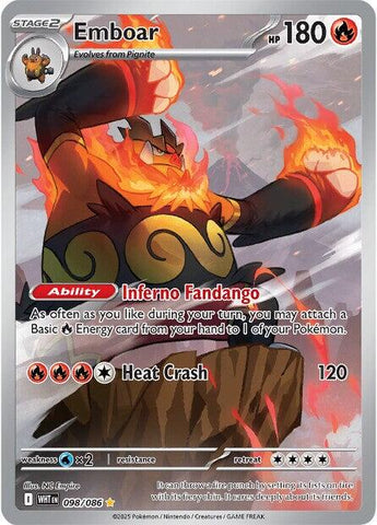 Emboar (098/086) [Scarlet & Violet: White Flare]