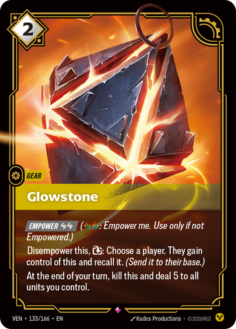 front of card Glowstone [Vendetta] 133/166