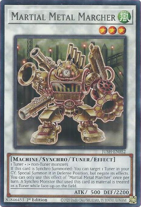 Martial Metal Marcher [JUSH-EN052] Rare
