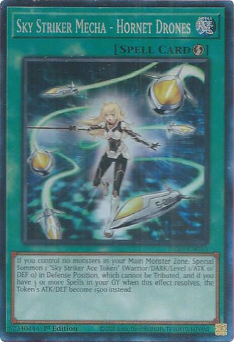 Sky Striker Mecha - Hornet Drones (CR) [JUSH-EN053] Collector's Rare
