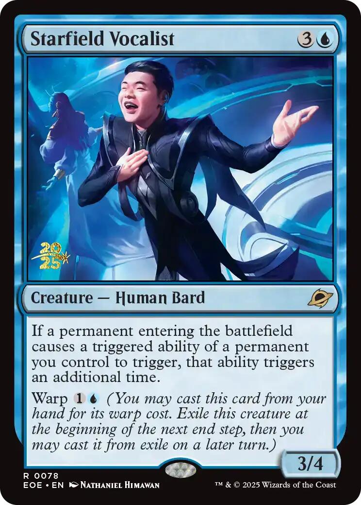 Starfield Vocalist [Edge of Eternities Prerelease Promos]