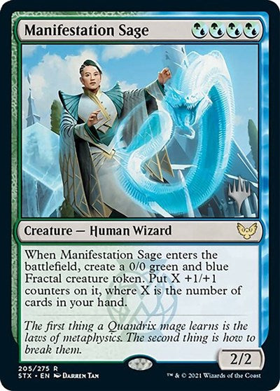 Manifestation Sage (Promo Pack) [Strixhaven: School of Mages Promo Pack]